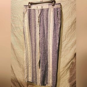 Ladies Linen Pant-Old Navy-Med